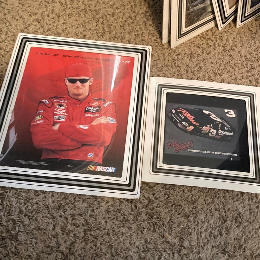 Dale Jr and Dale Sr carnival prize pictures
